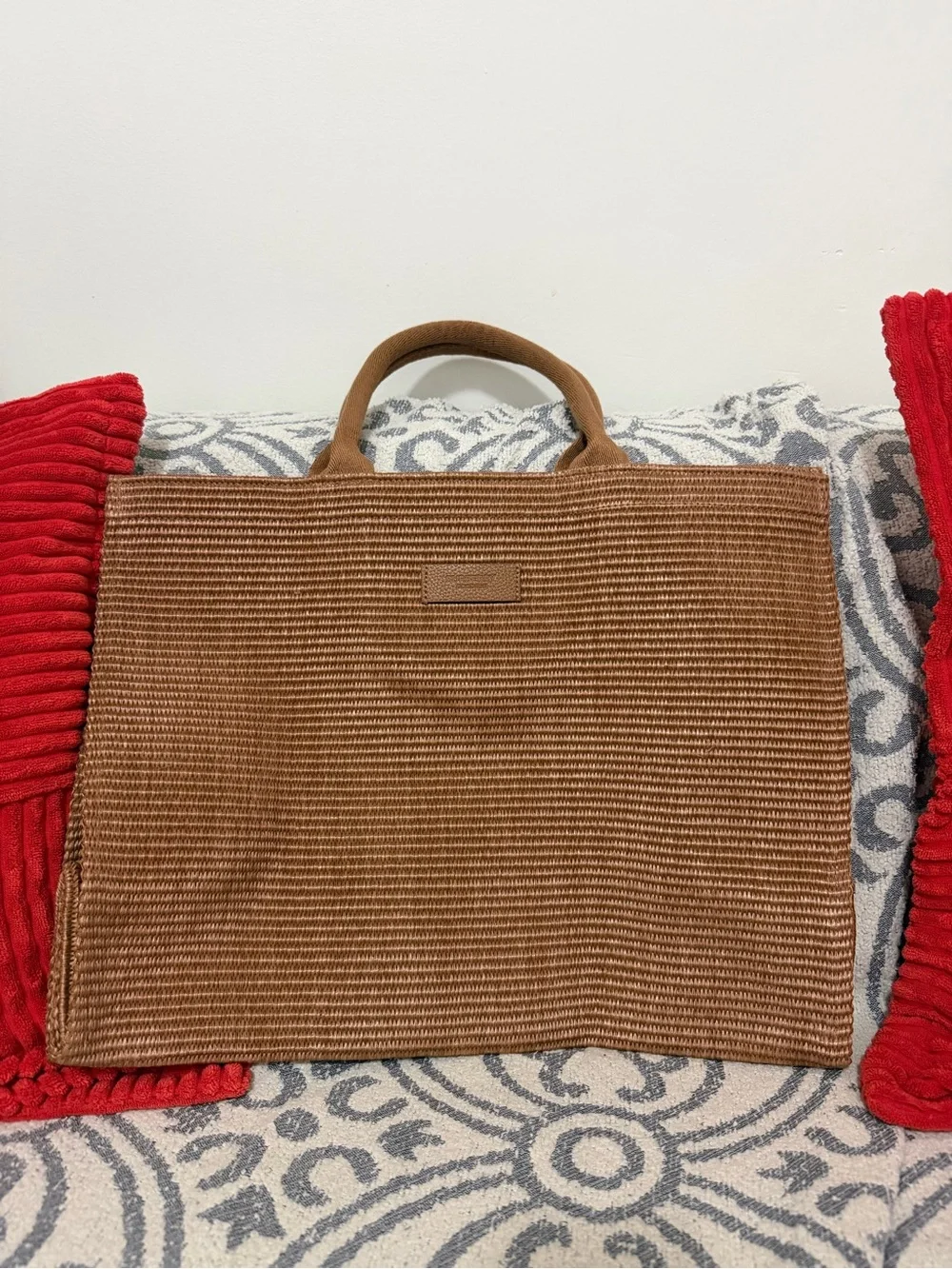 Burberry rattan tote